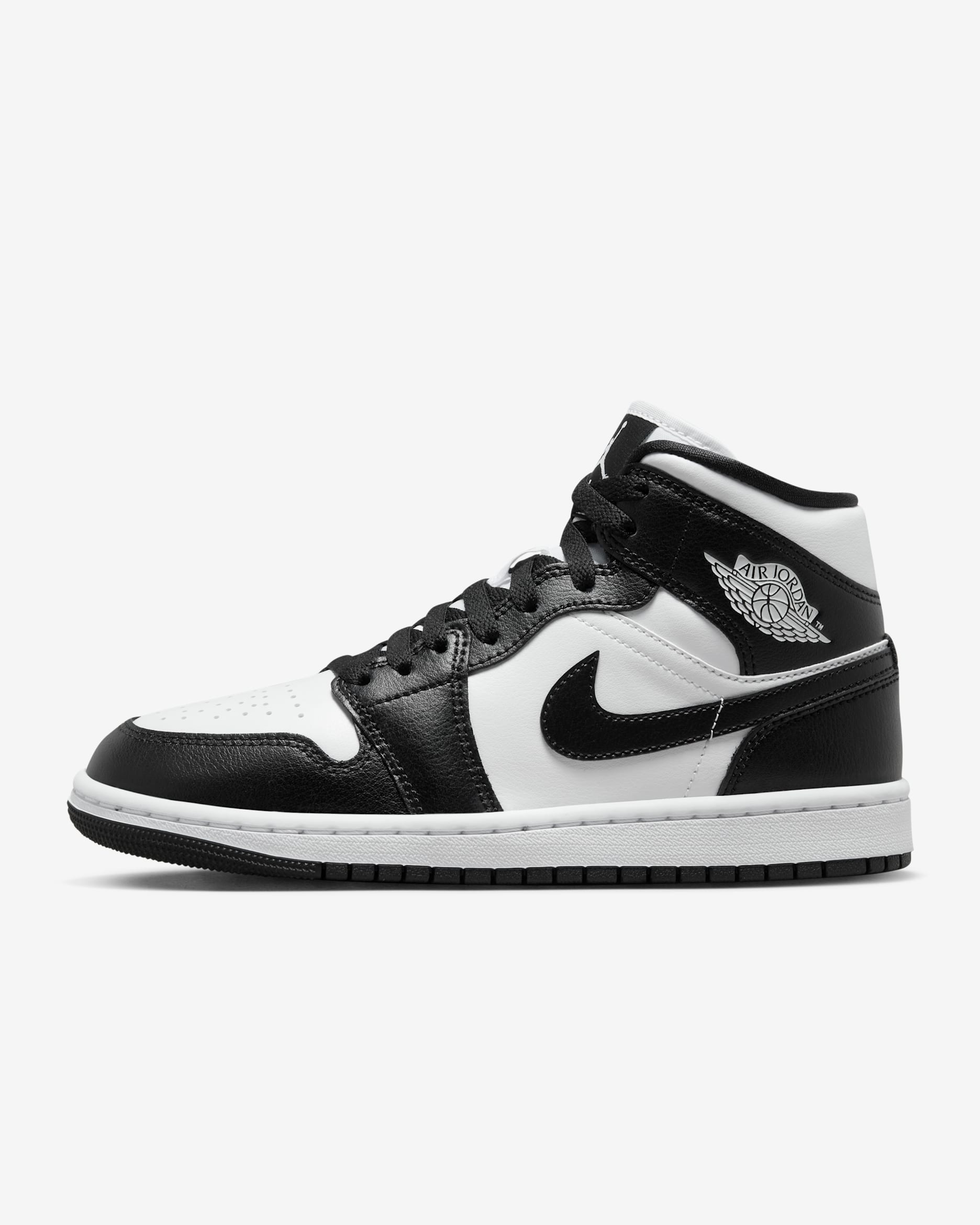 シューズ(女性用) Nike Women's Air Jordan1 Mid Black/White Air Jordan 1 Mid Women's Shoes. Nike SI